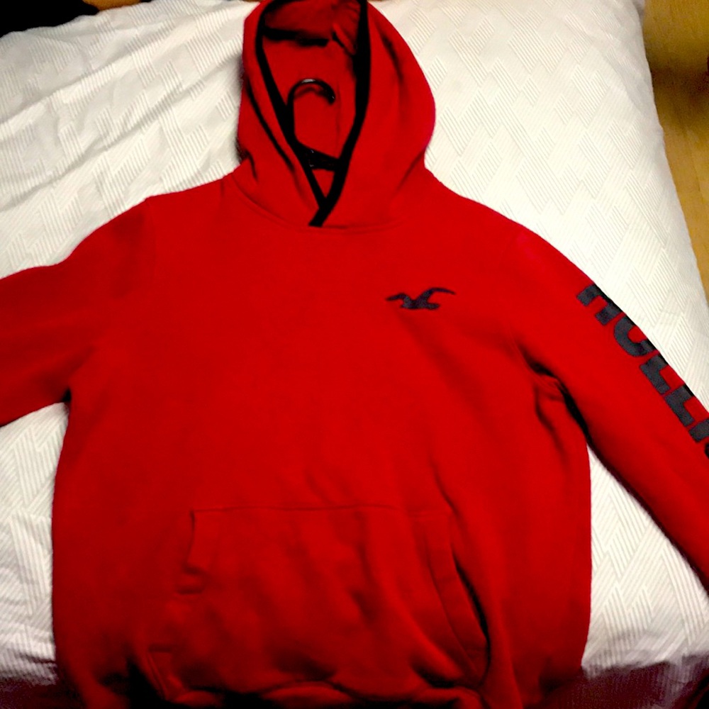Red Hollister hoodie